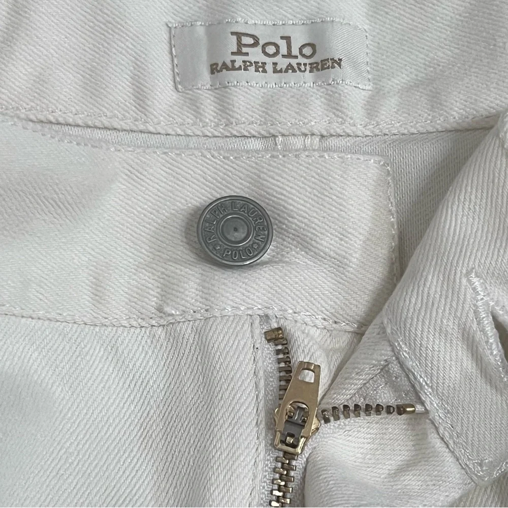 New Polo Ralph Lauren Avery Boyfriend Ivory‎ Wash Patchwork Jeans - Picture 12 of 14